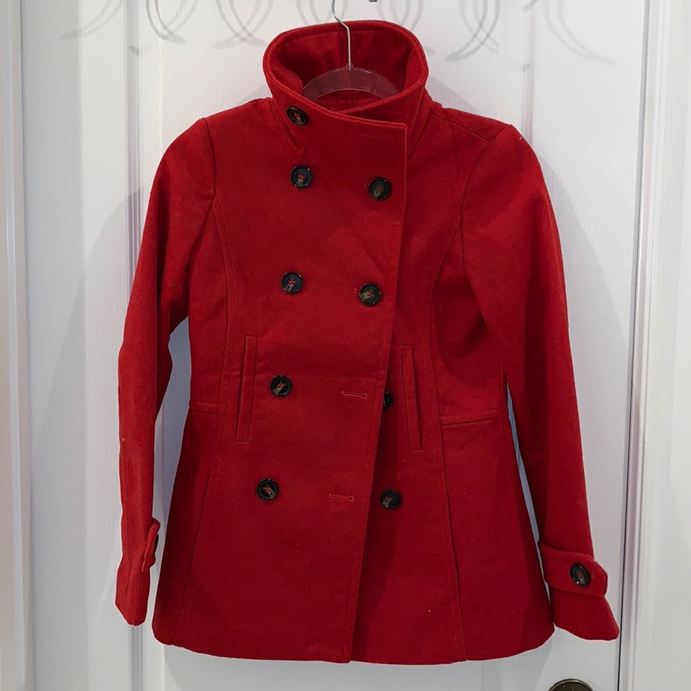 Red Double Breasted Jacket